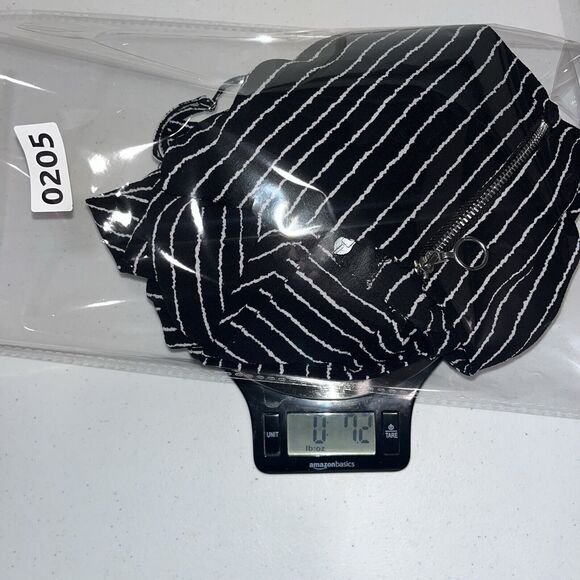 Mango Women’s Black Striped Jump Suit Romper S Shorts Zip Club Casual Fun Funky - Picture 9 of 9